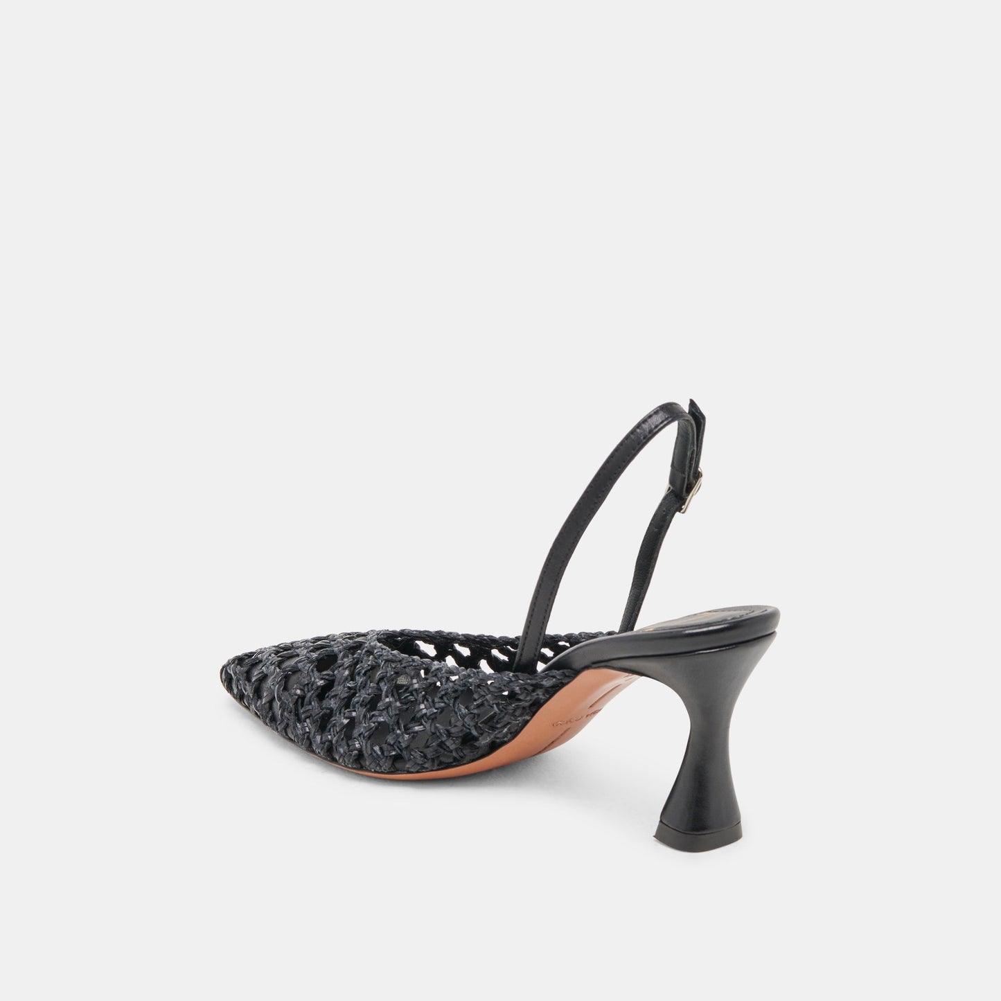 GLORIA HEELS BLACK WOVEN
 – Dolce Vita