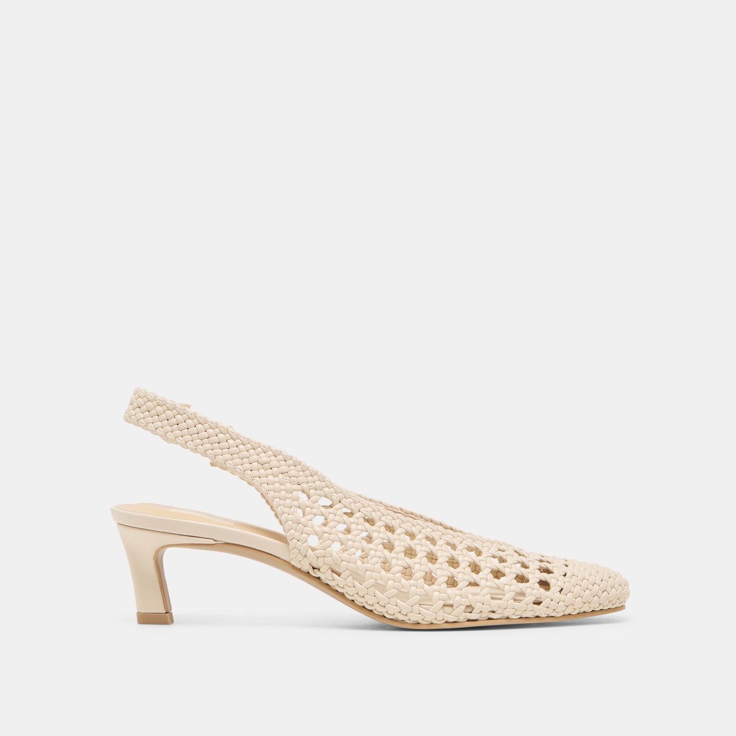 Fawne Creme Woven Stella Heels