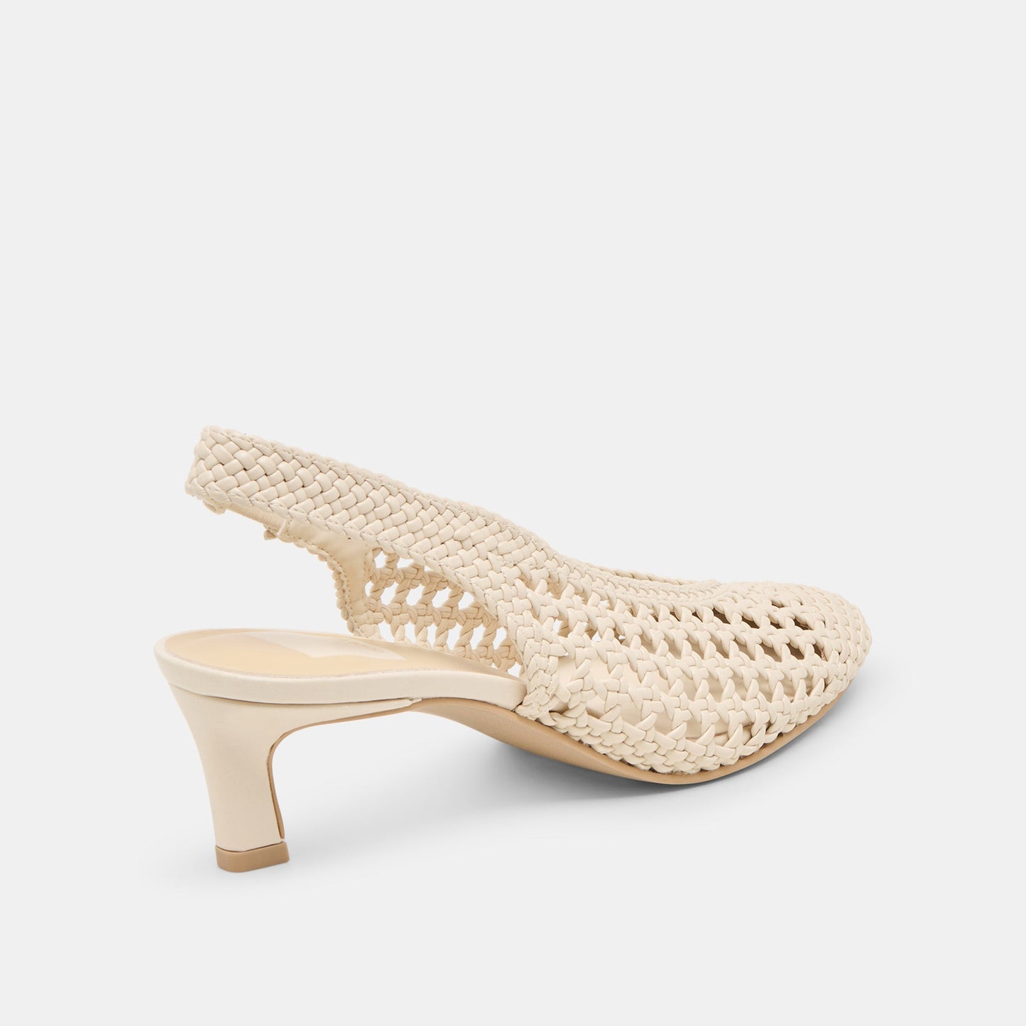 Fawne Creme Woven Stella Heels
