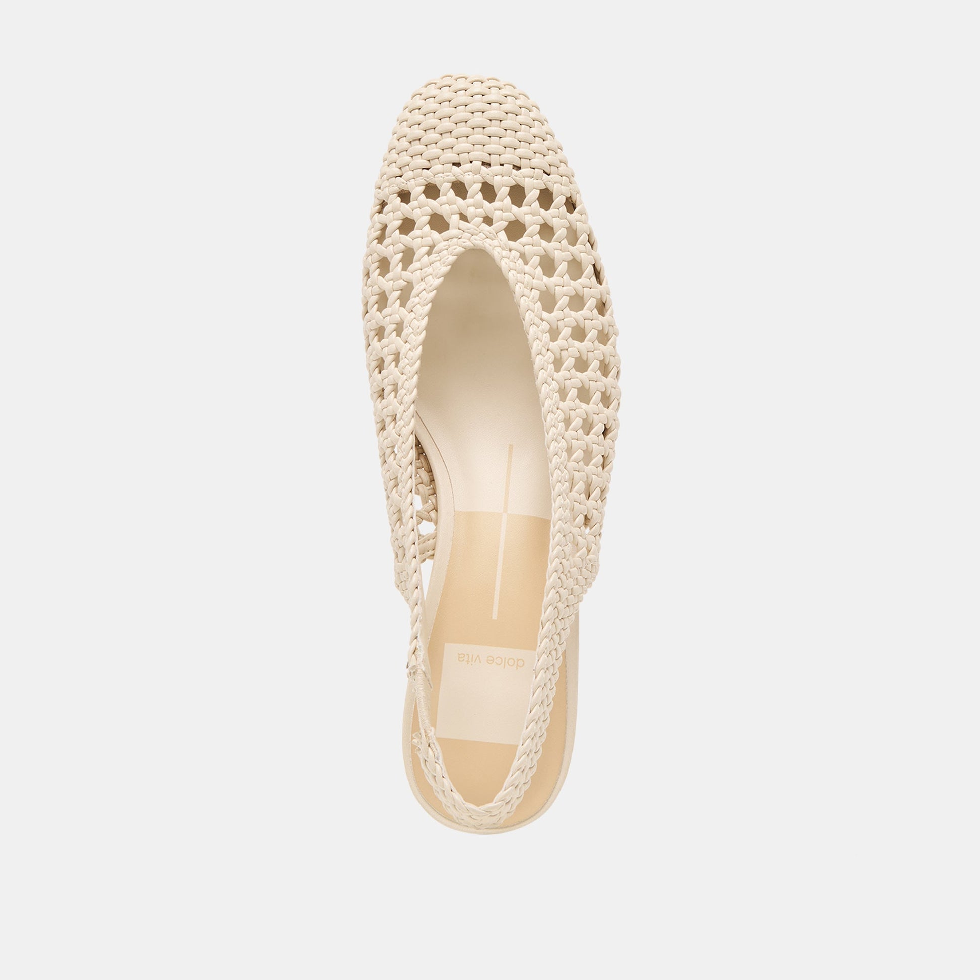 Fawne Creme Woven Stella Heels
