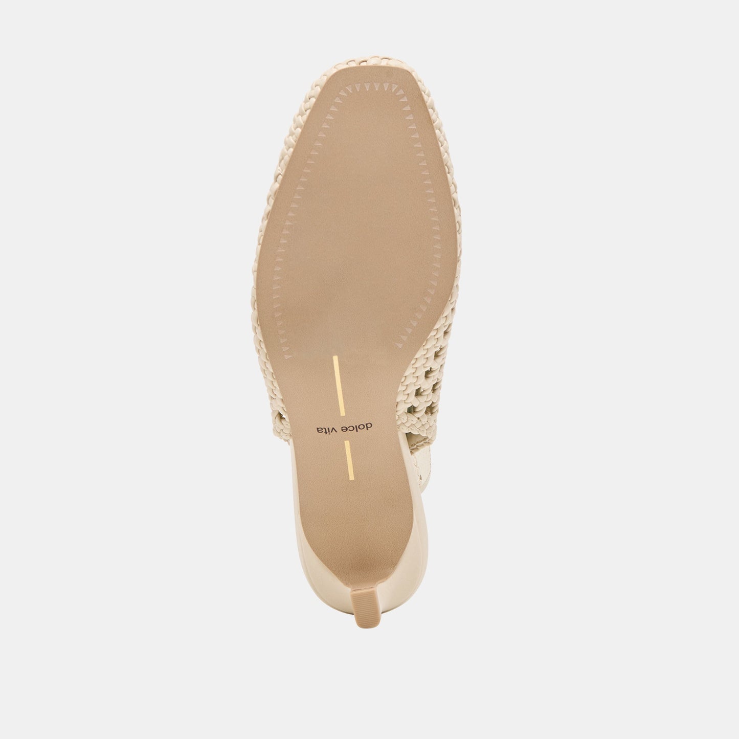 Fawne Creme Woven Stella Heels