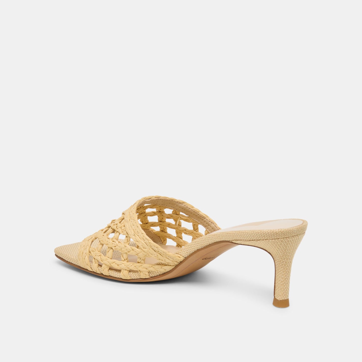 Bowen Lt Natural Raffia Heels