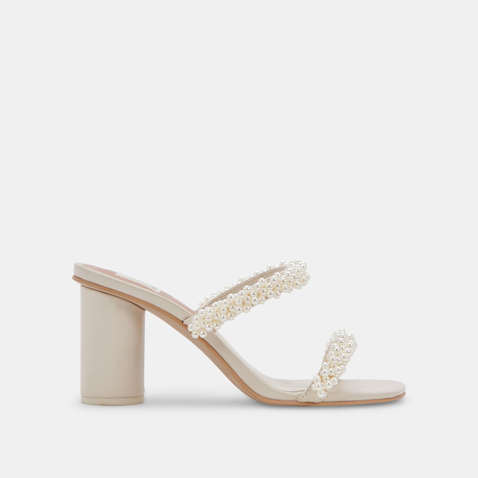 NOEL Heels Vanilla Pearls | Vanilla Pearl Bead Heels
 – Dolce Vita