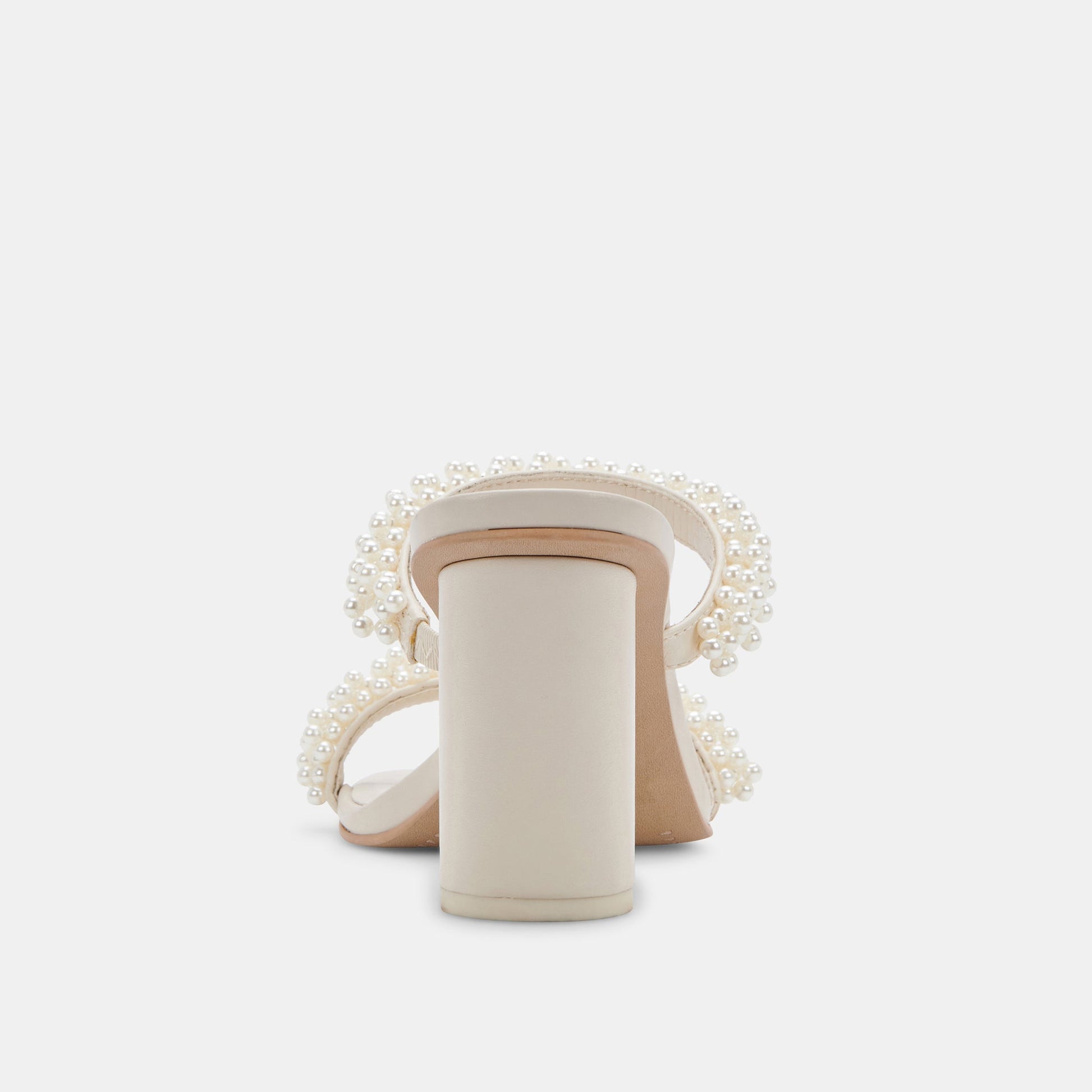 NOEL Heels Vanilla Pearls | Vanilla Pearl Bead Heels
 – Dolce Vita