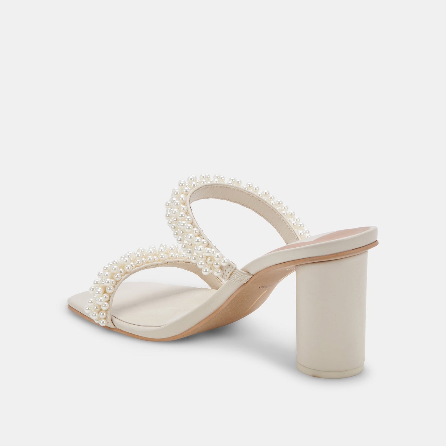 NOEL Heels Vanilla Pearls | Vanilla Pearl Bead Heels
 – Dolce Vita