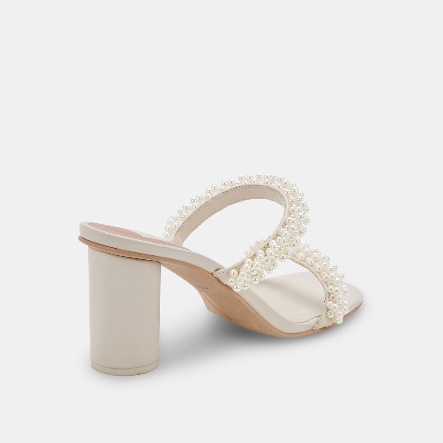 NOEL Heels Vanilla Pearls | Vanilla Pearl Bead Heels
 – Dolce Vita