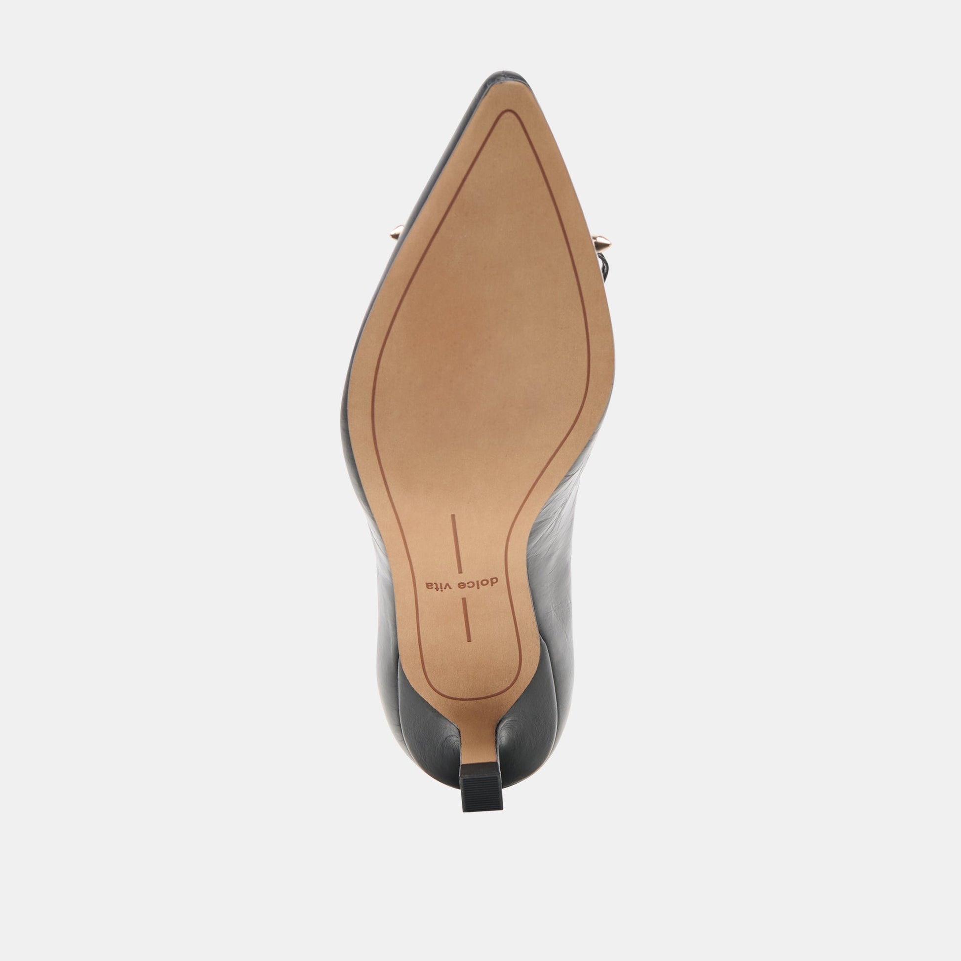 Clarie Midnight Crinkle Patent Leather Heels