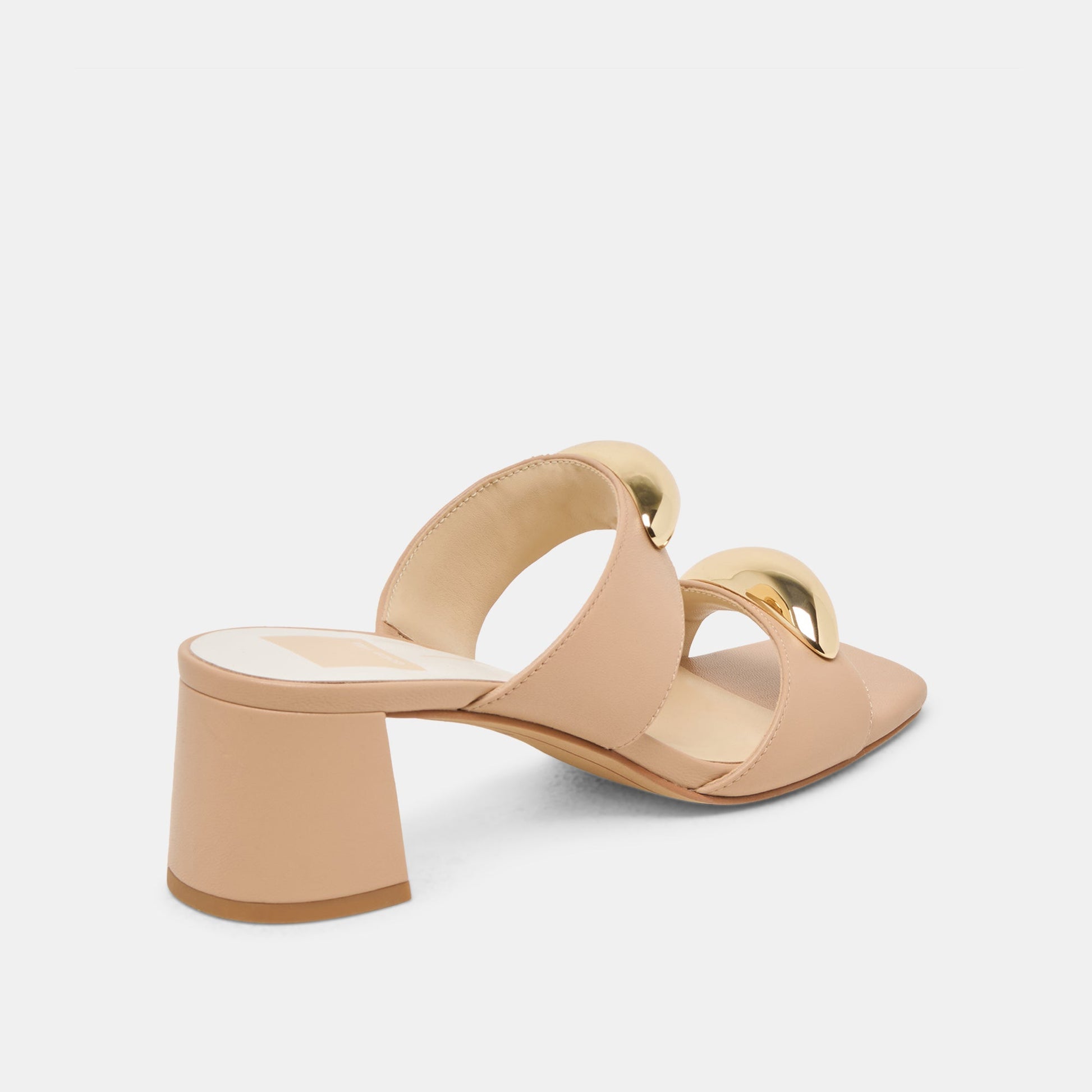 Barnet Light Tan Leather Heels