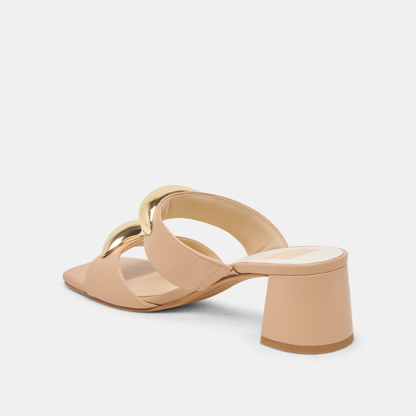 Barnet Light Tan Leather Heels