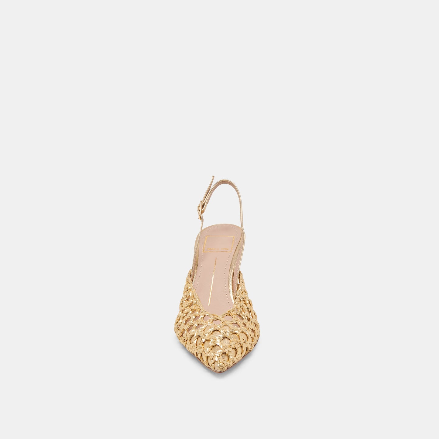 GLORIA HEELS GOLD WOVEN
 – Dolce Vita