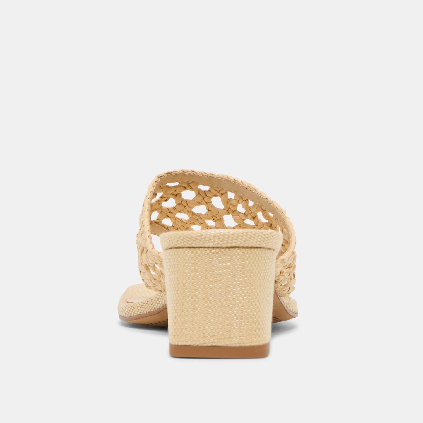 Barlo Lt Natural Woven Raffia Heels