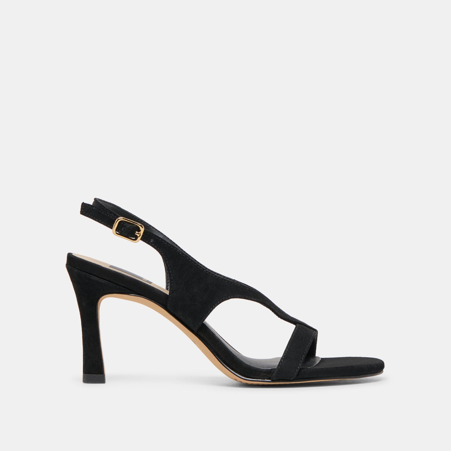 Izela Onyx Suede Heels