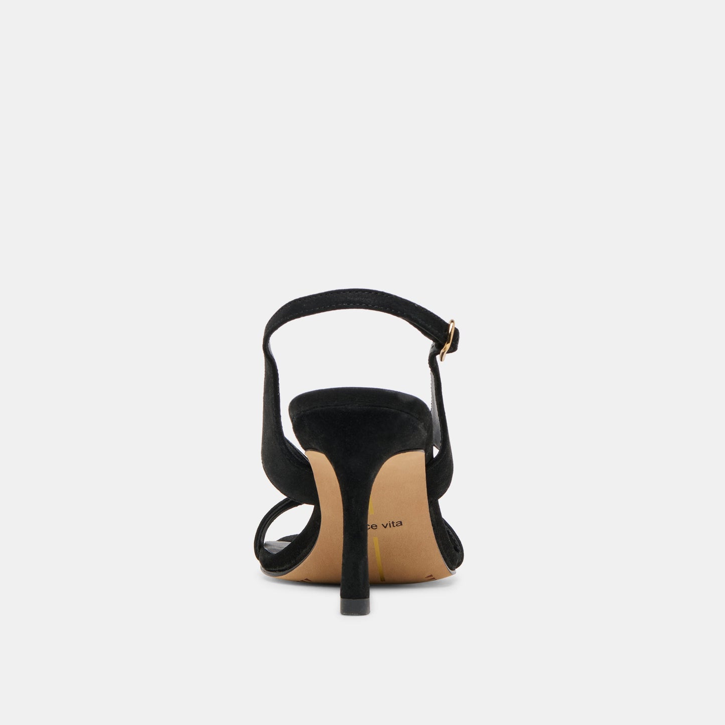 Izela Onyx Suede Heels