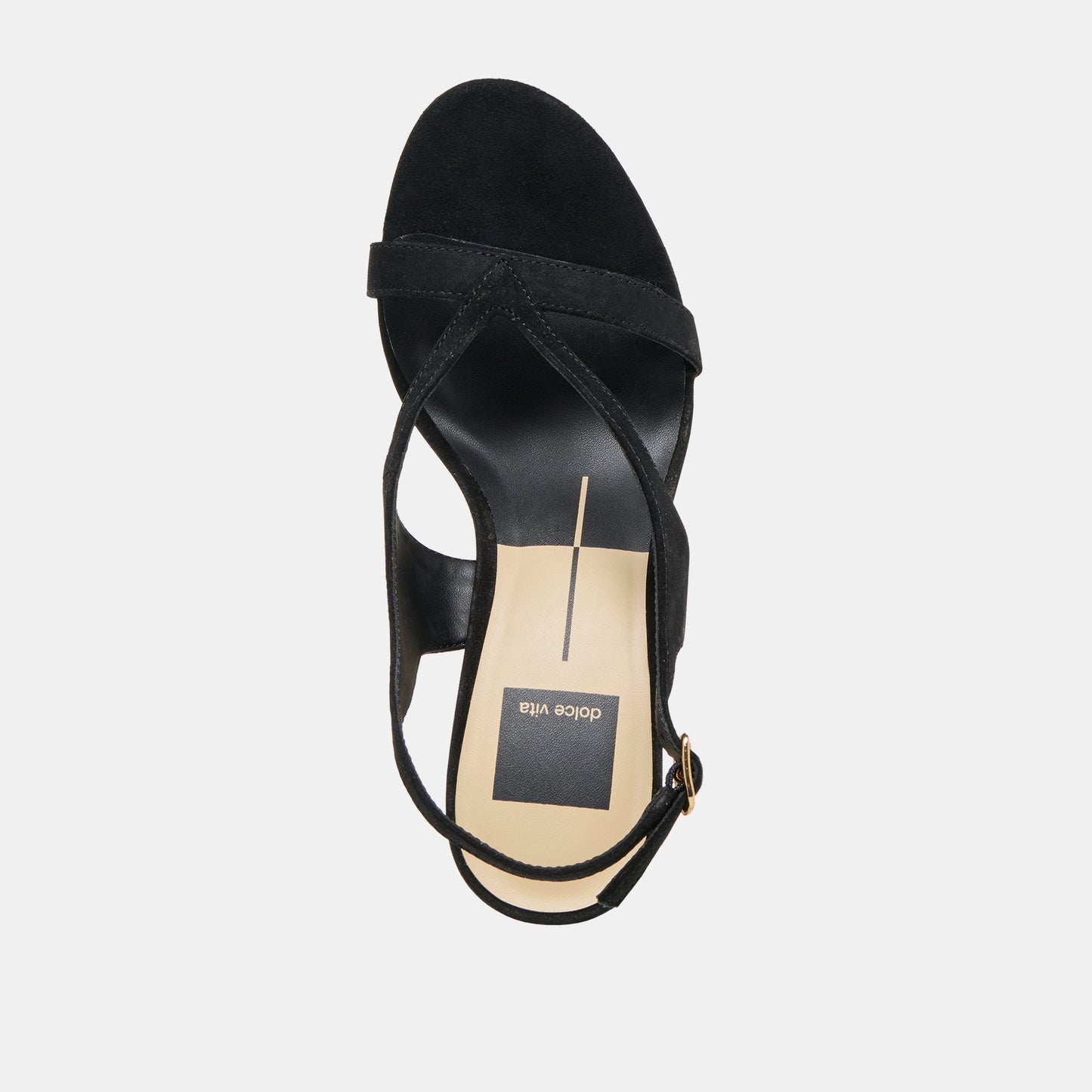 Izela Onyx Suede Heels