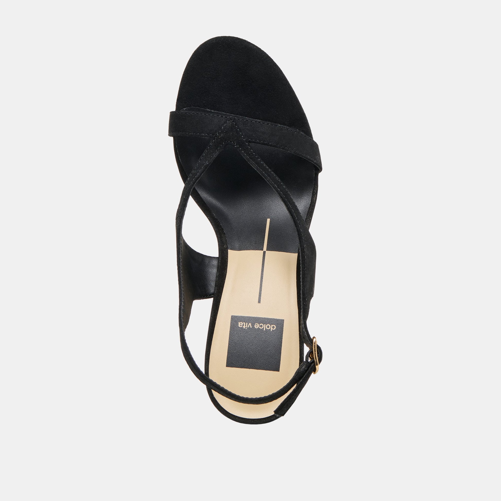 Izela Onyx Suede Heels