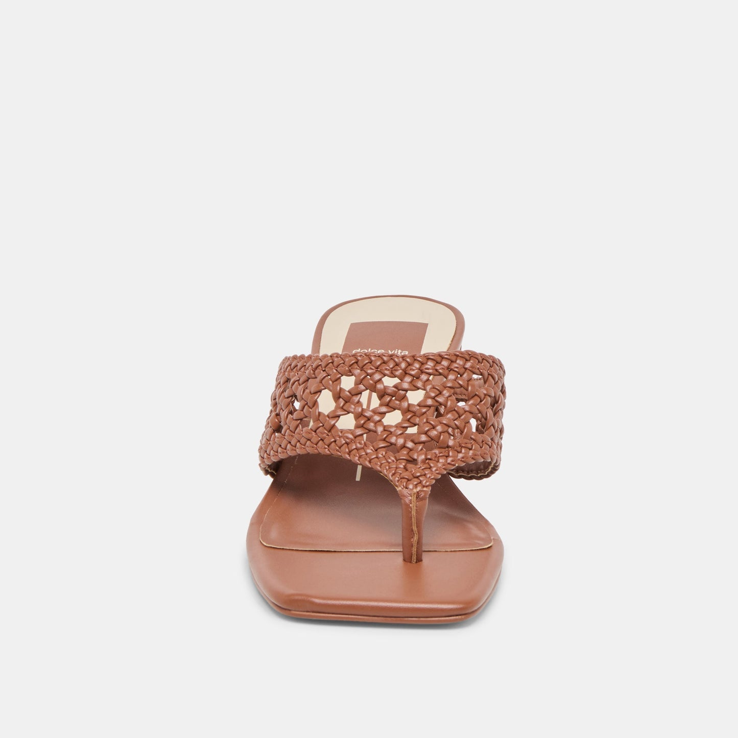 Barlo Cognac Woven Stella Heels