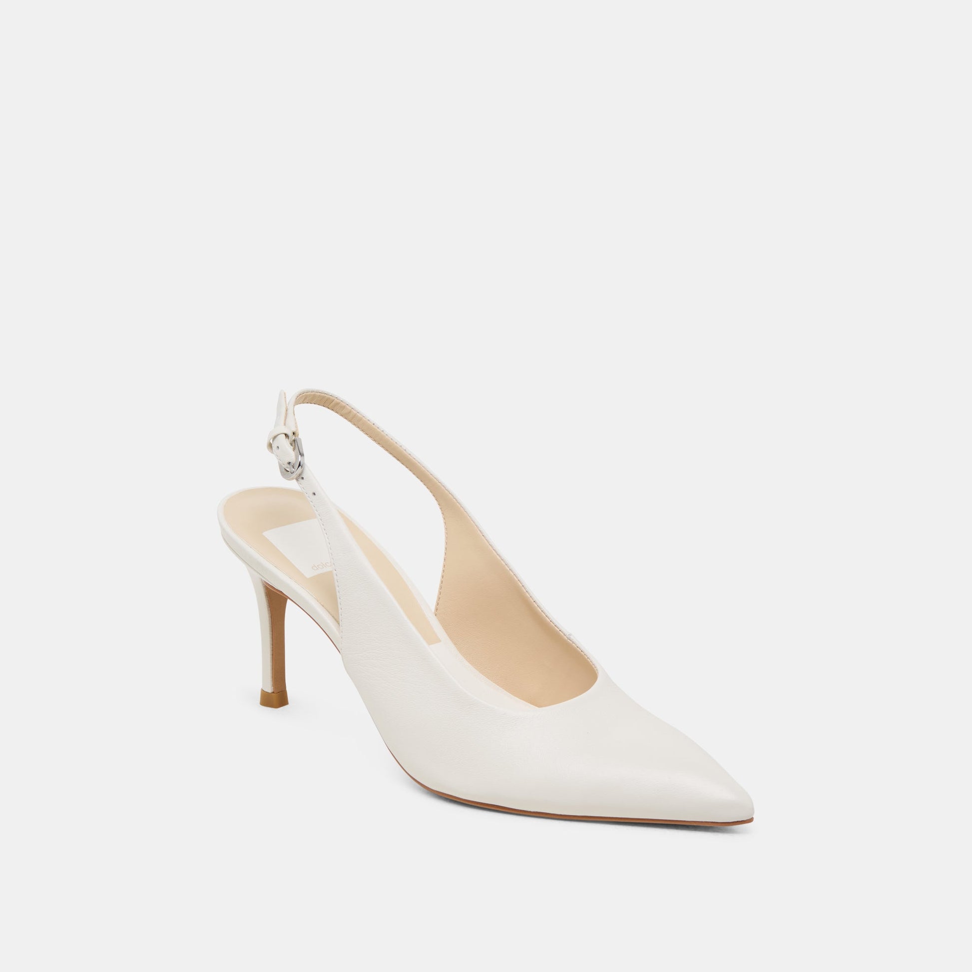 ELASI HEELS WHITE LEATHER
 – Dolce Vita