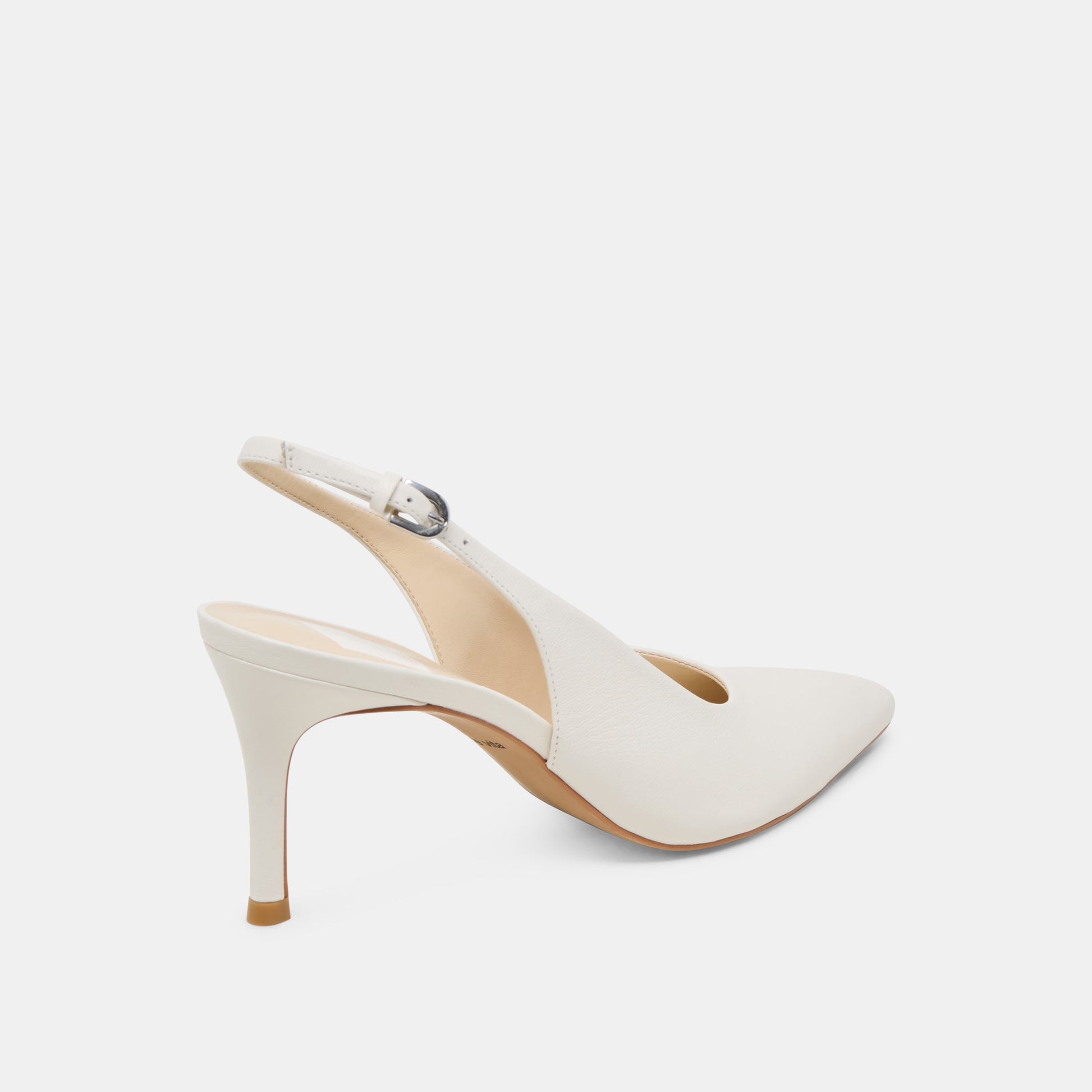 ELASI HEELS WHITE LEATHER
 – Dolce Vita