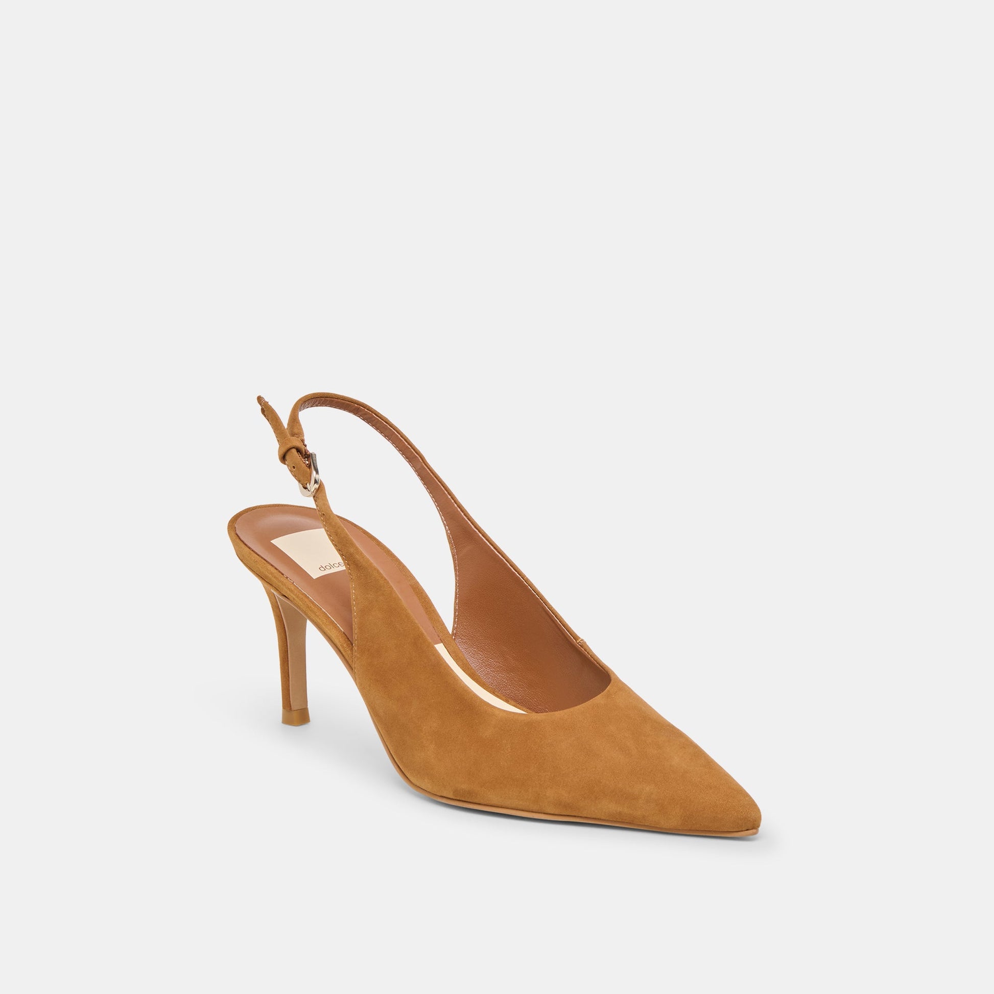 Elasi Brown Nubuck Heels