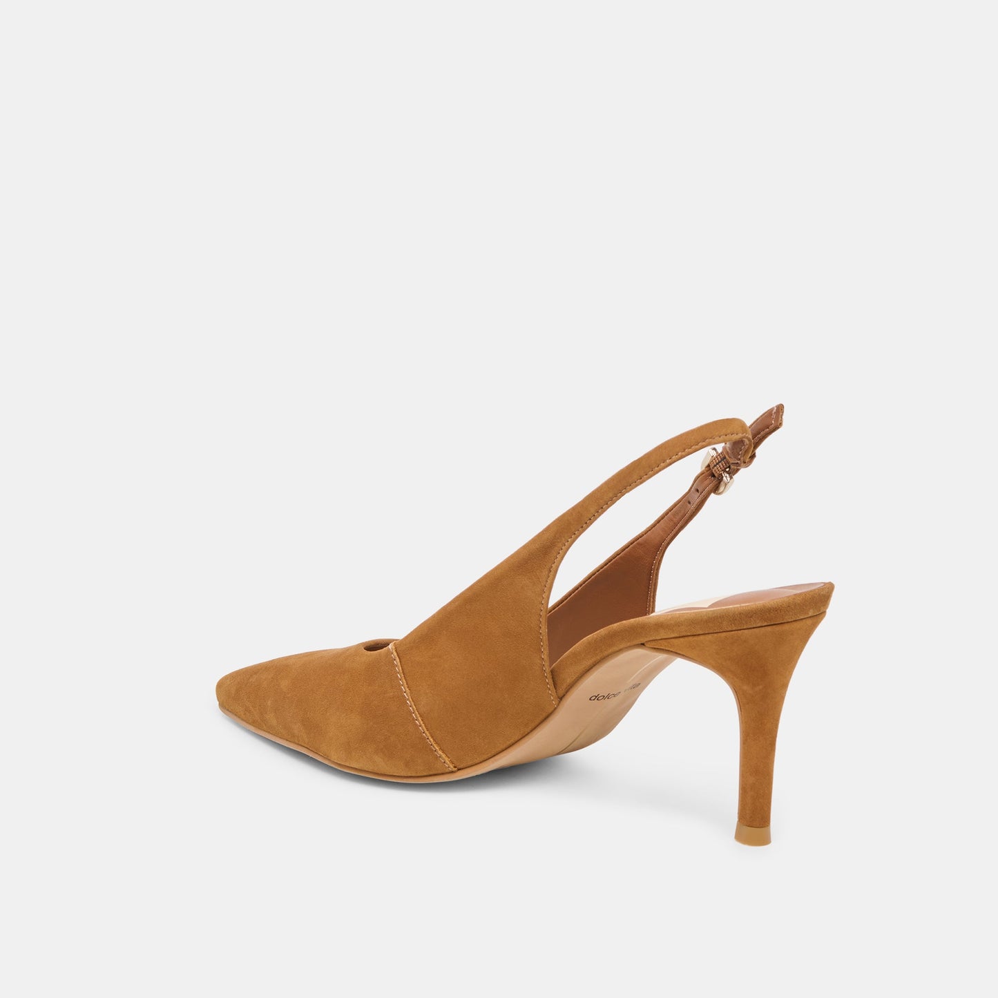 Elasi Brown Nubuck Heels