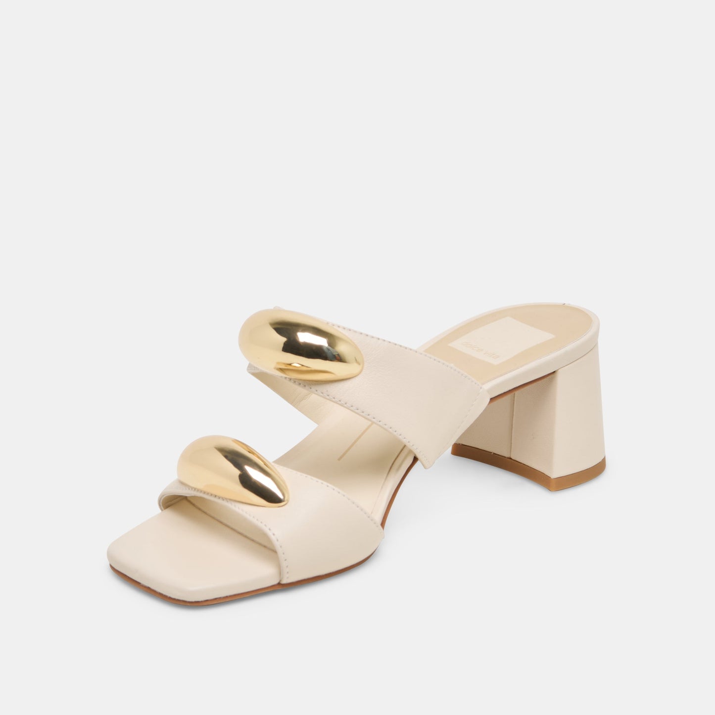 Barnet Bone Leather Heels