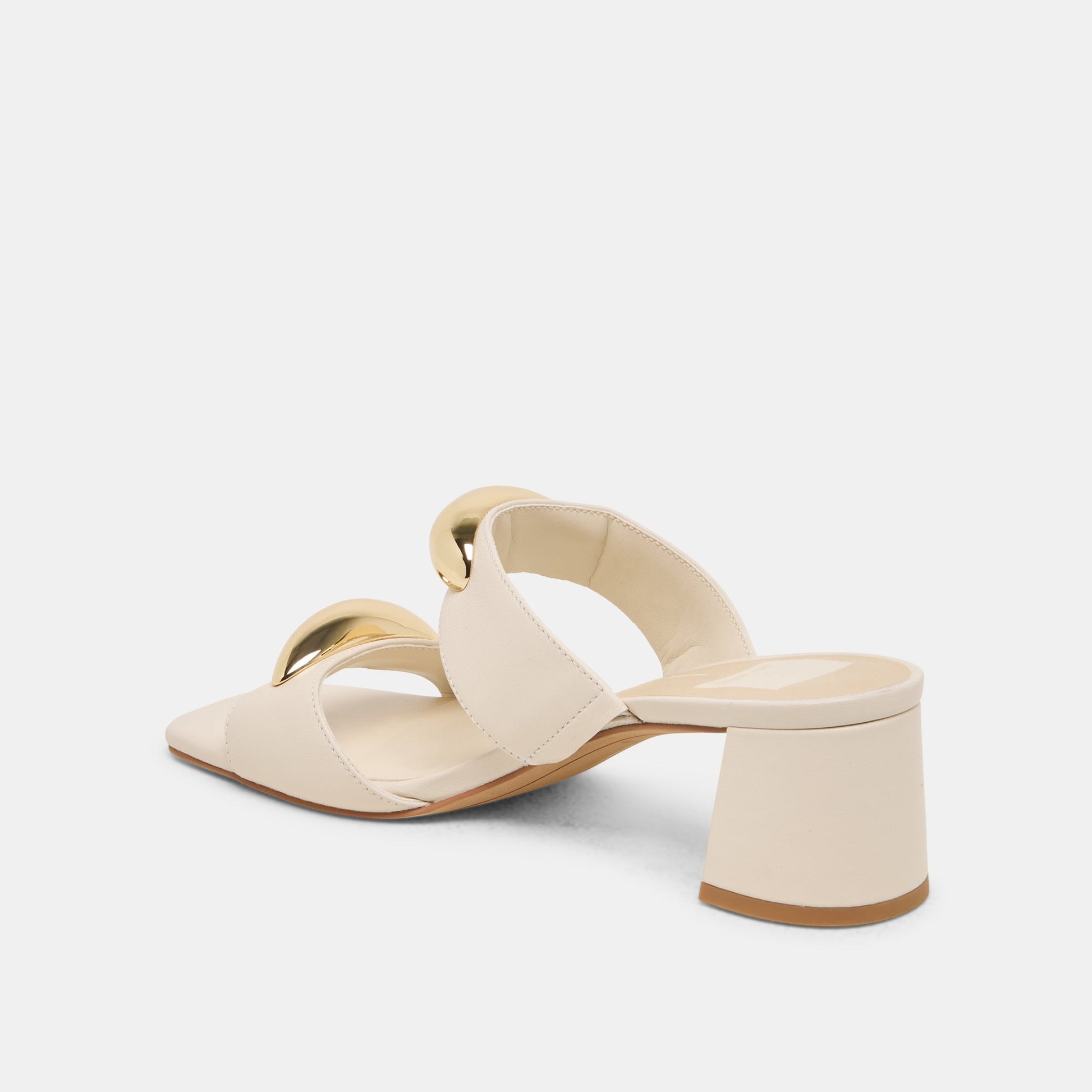 Barnet Bone Leather Heels