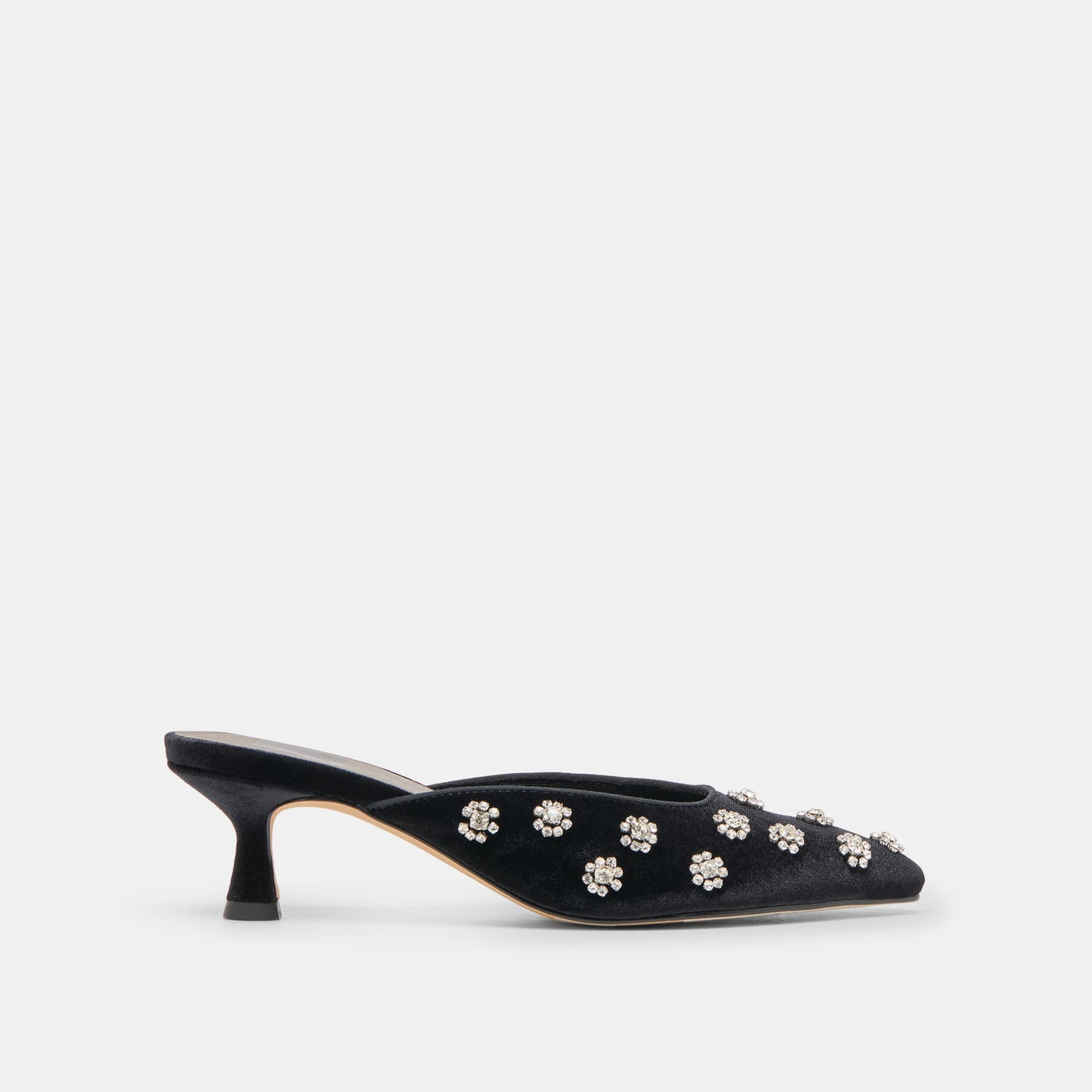 Clara Nero Velvet Heels