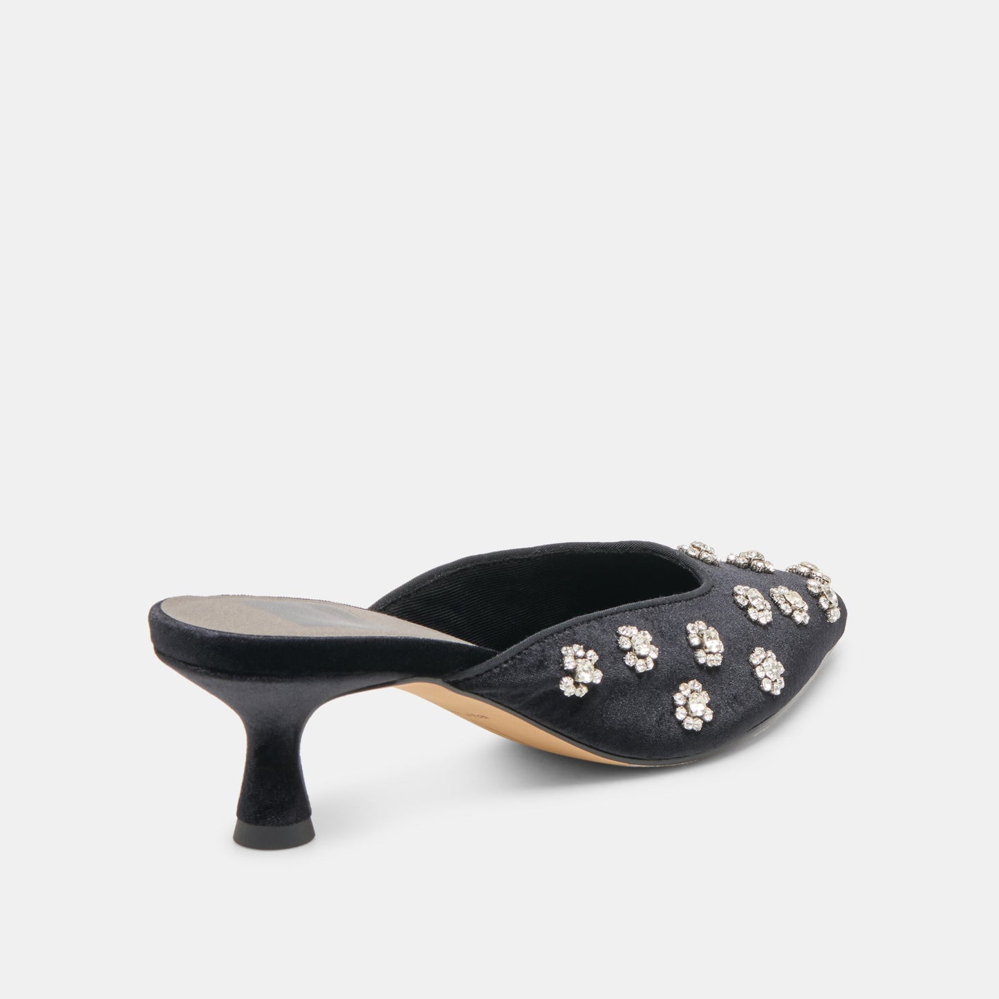 Clara Nero Velvet Heels