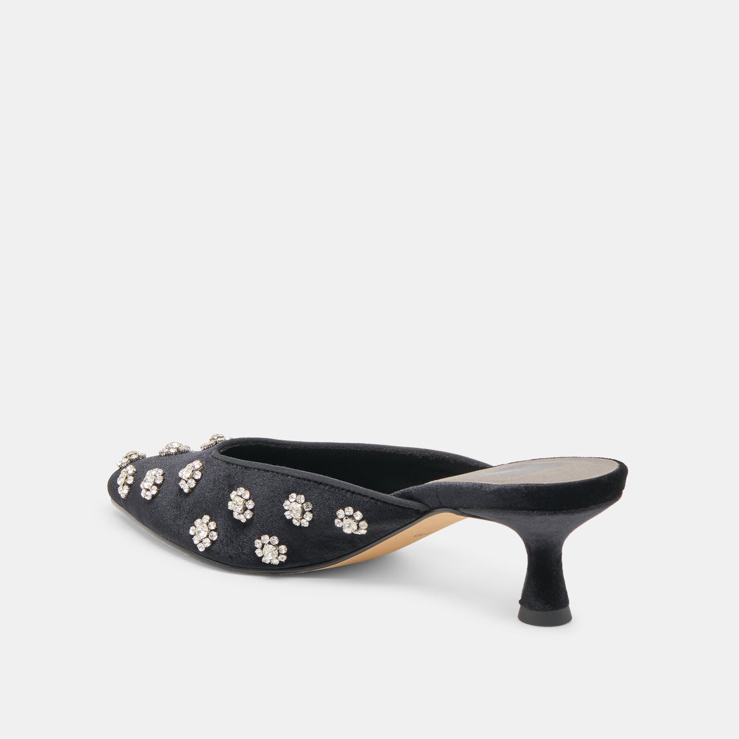 Clara Nero Velvet Heels