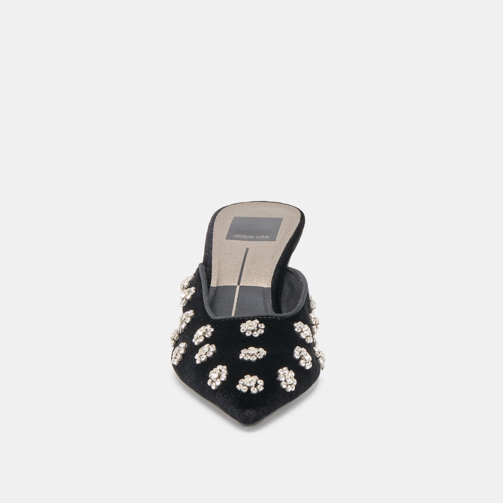 Clara Nero Velvet Heels