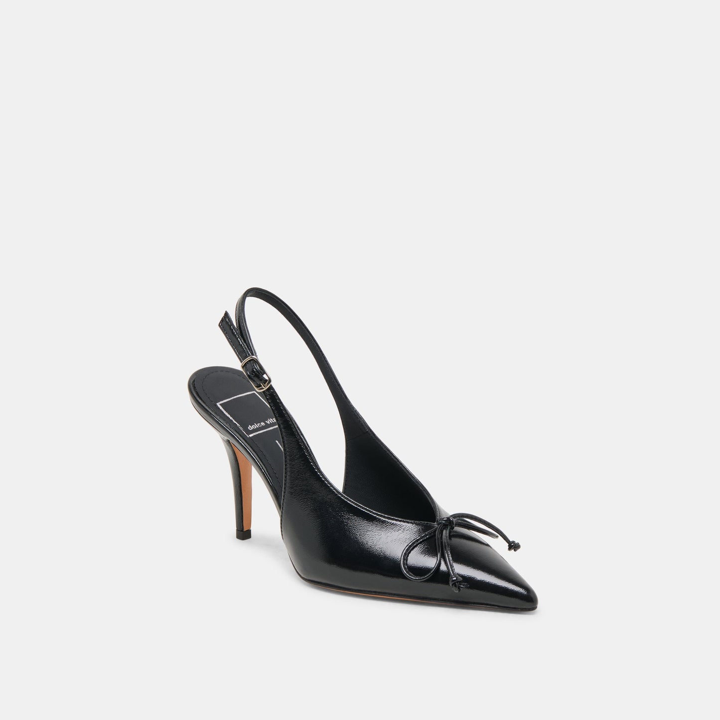 GEENA HEELS BLACK LEATHER
 – Dolce Vita