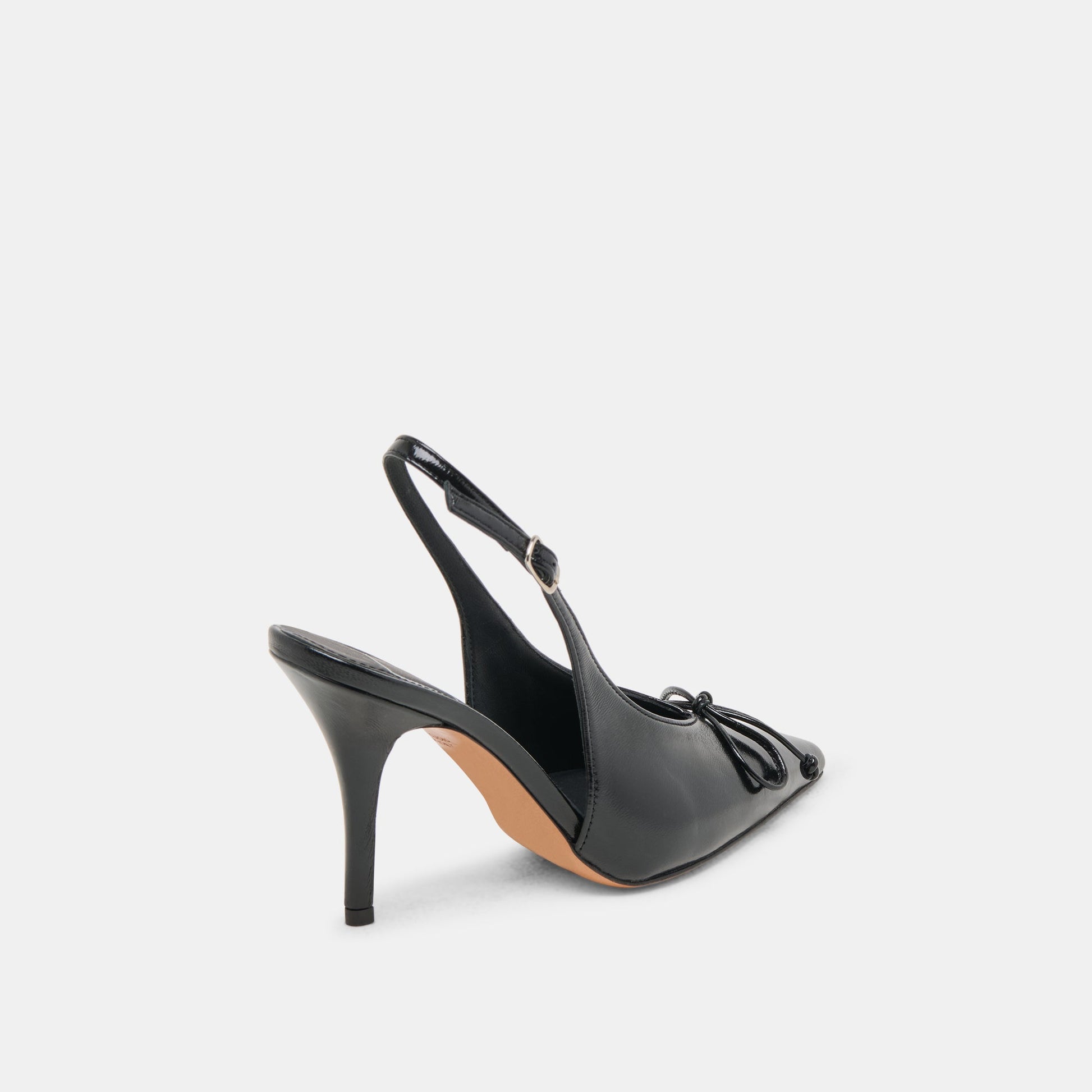 GEENA HEELS BLACK LEATHER
 – Dolce Vita