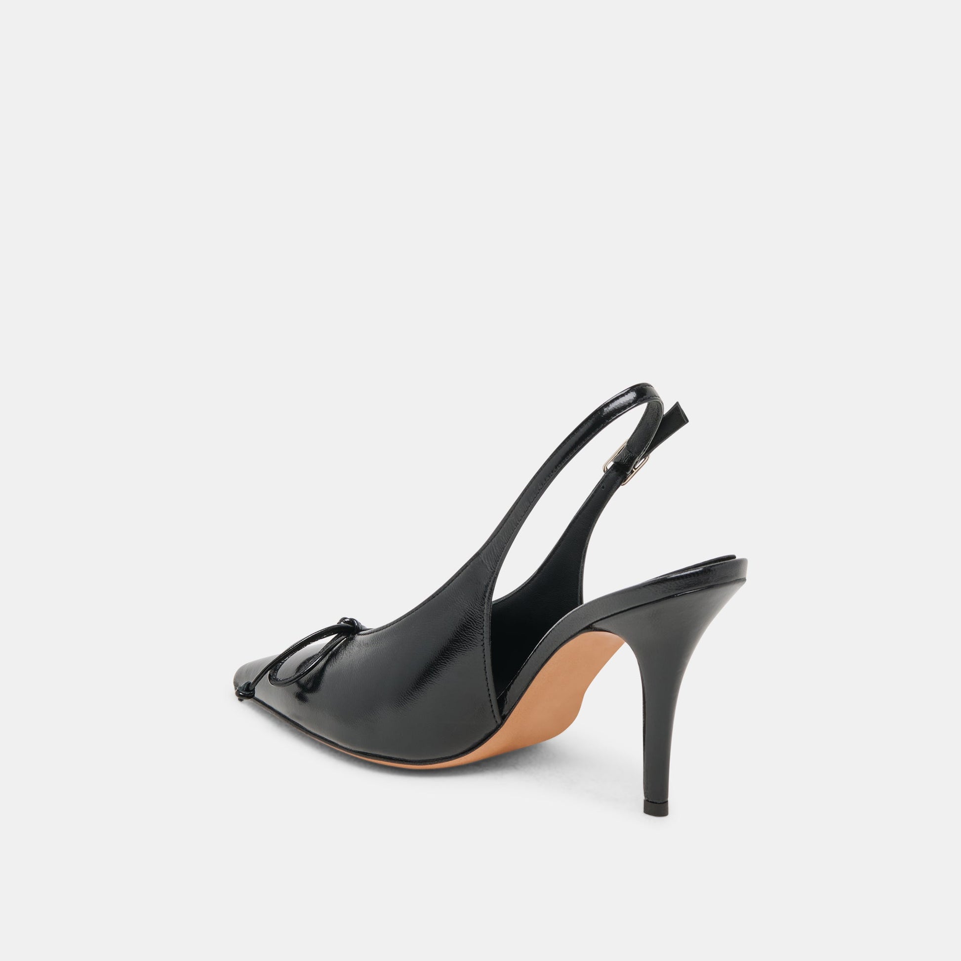 GEENA HEELS BLACK LEATHER
 – Dolce Vita