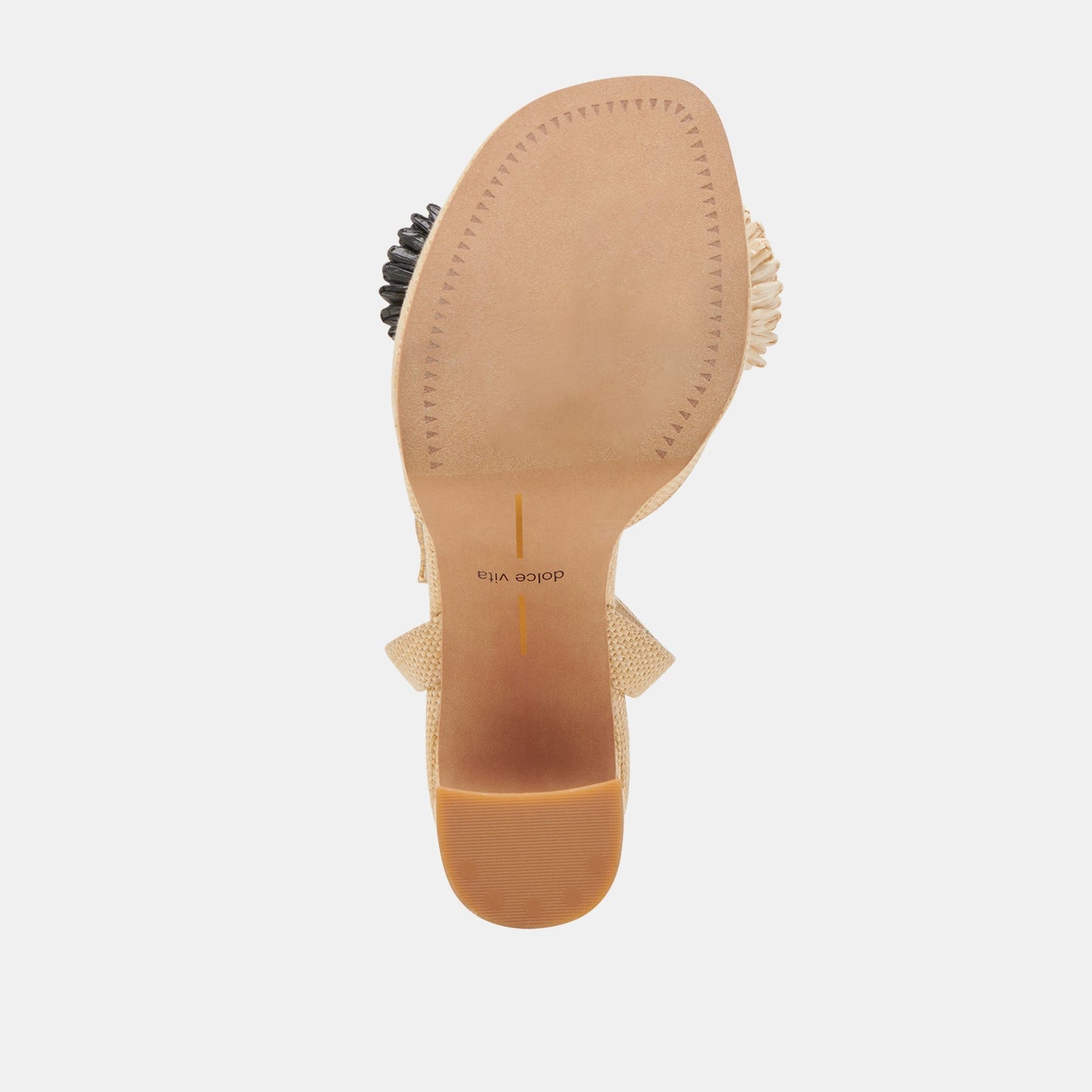 OLIVEA HEELS BLACK NATURAL RAFFIA
 – Dolce Vita