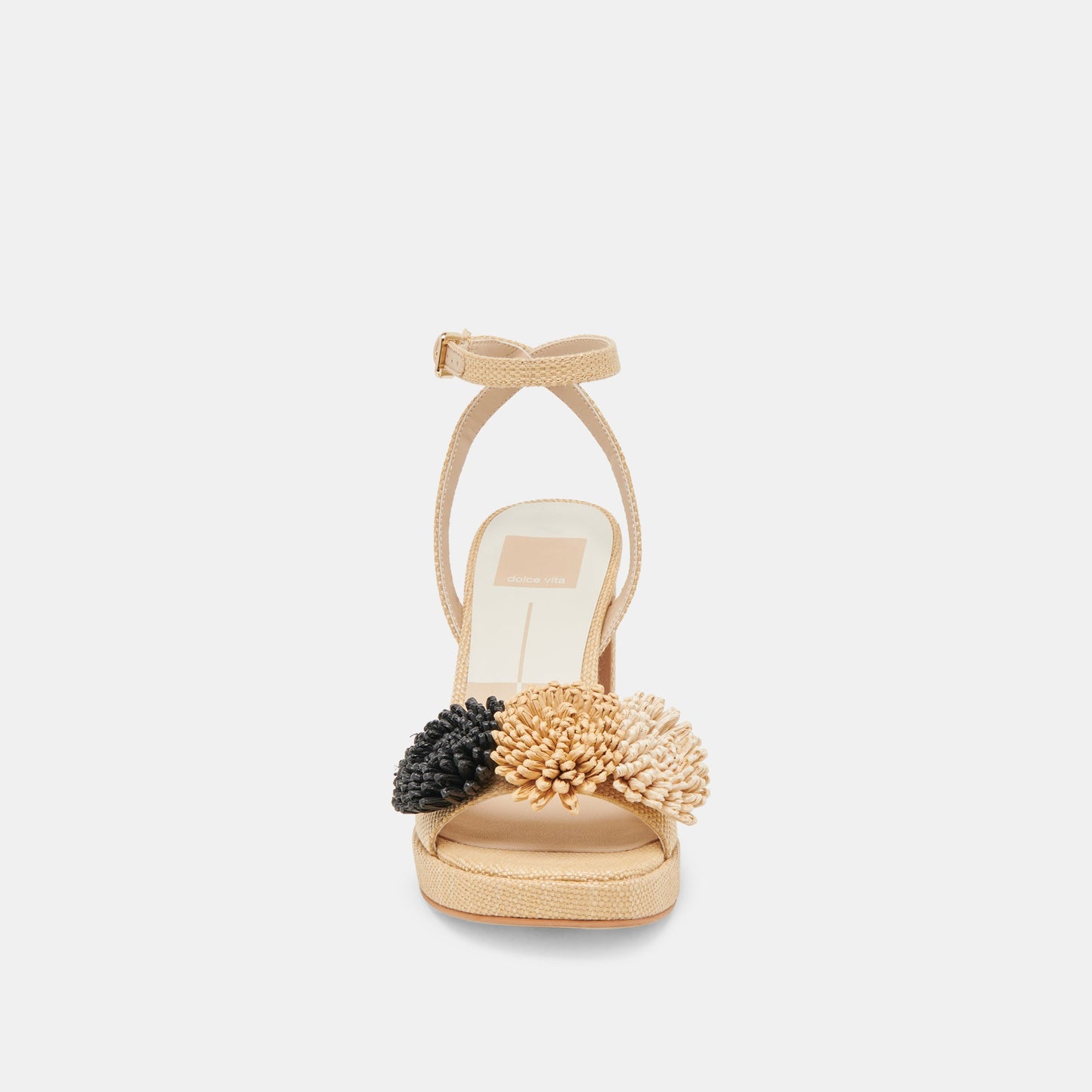 OLIVEA HEELS BLACK NATURAL RAFFIA
 – Dolce Vita