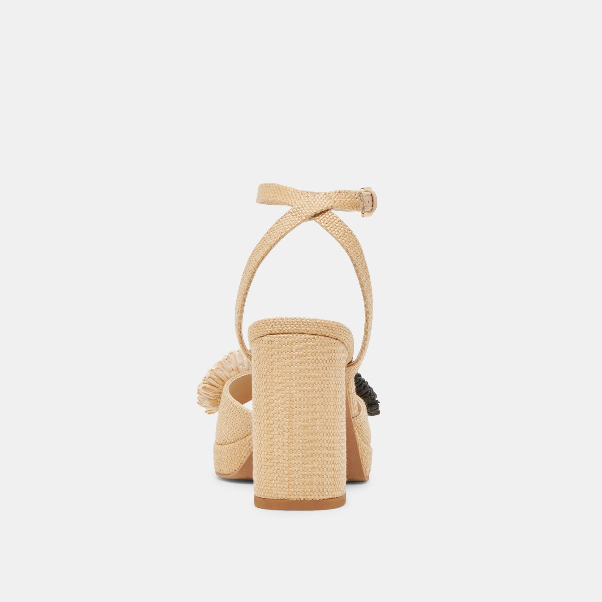 OLIVEA HEELS BLACK NATURAL RAFFIA
 – Dolce Vita