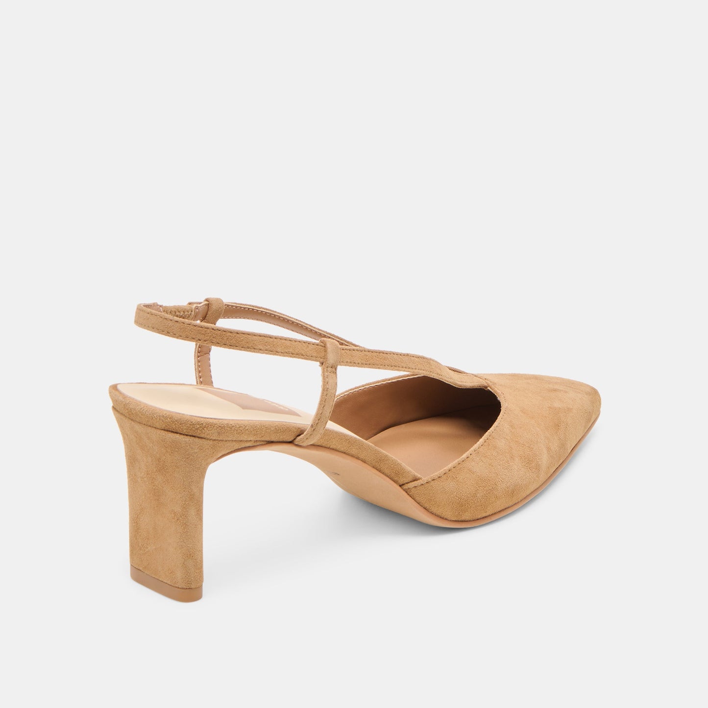 Ginay Lt Brown Suede Heels