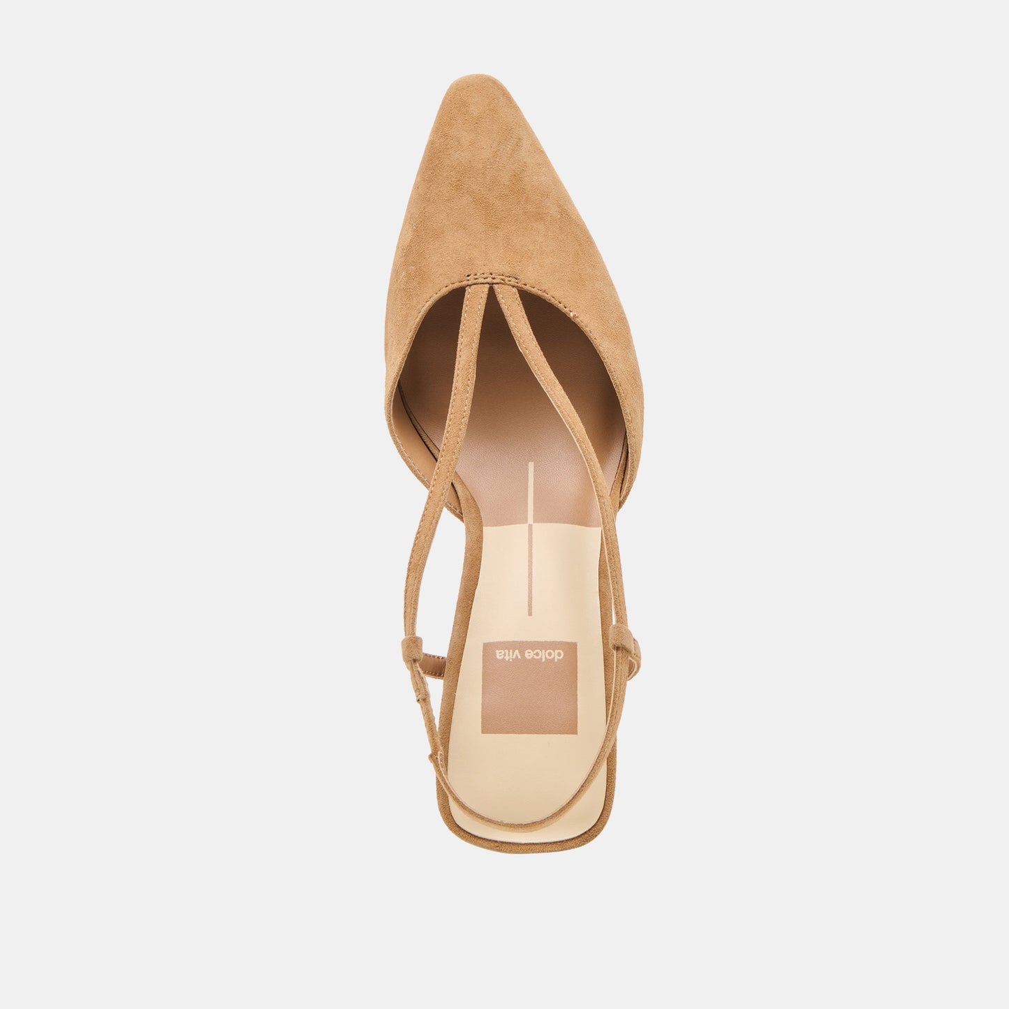 Ginay Lt Brown Suede Heels