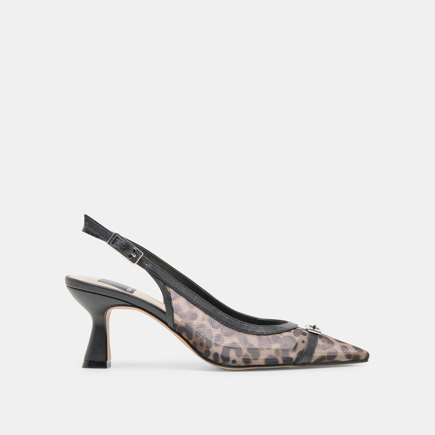 Lorine Leopard Mesh Heels