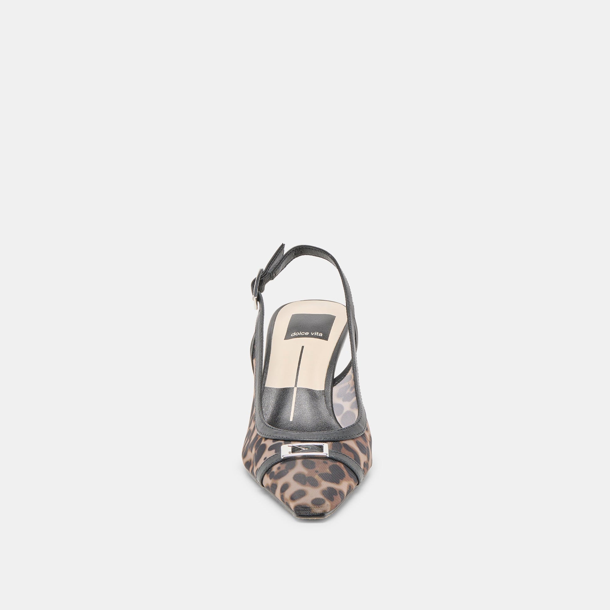 Lorine Leopard Mesh Heels