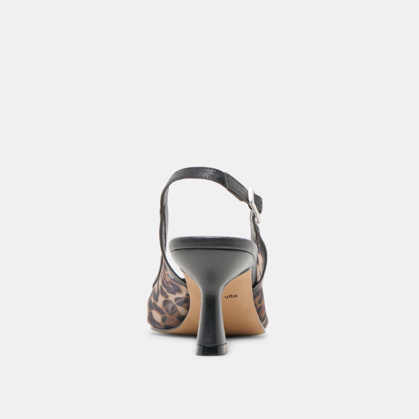 Lorine Leopard Mesh Heels