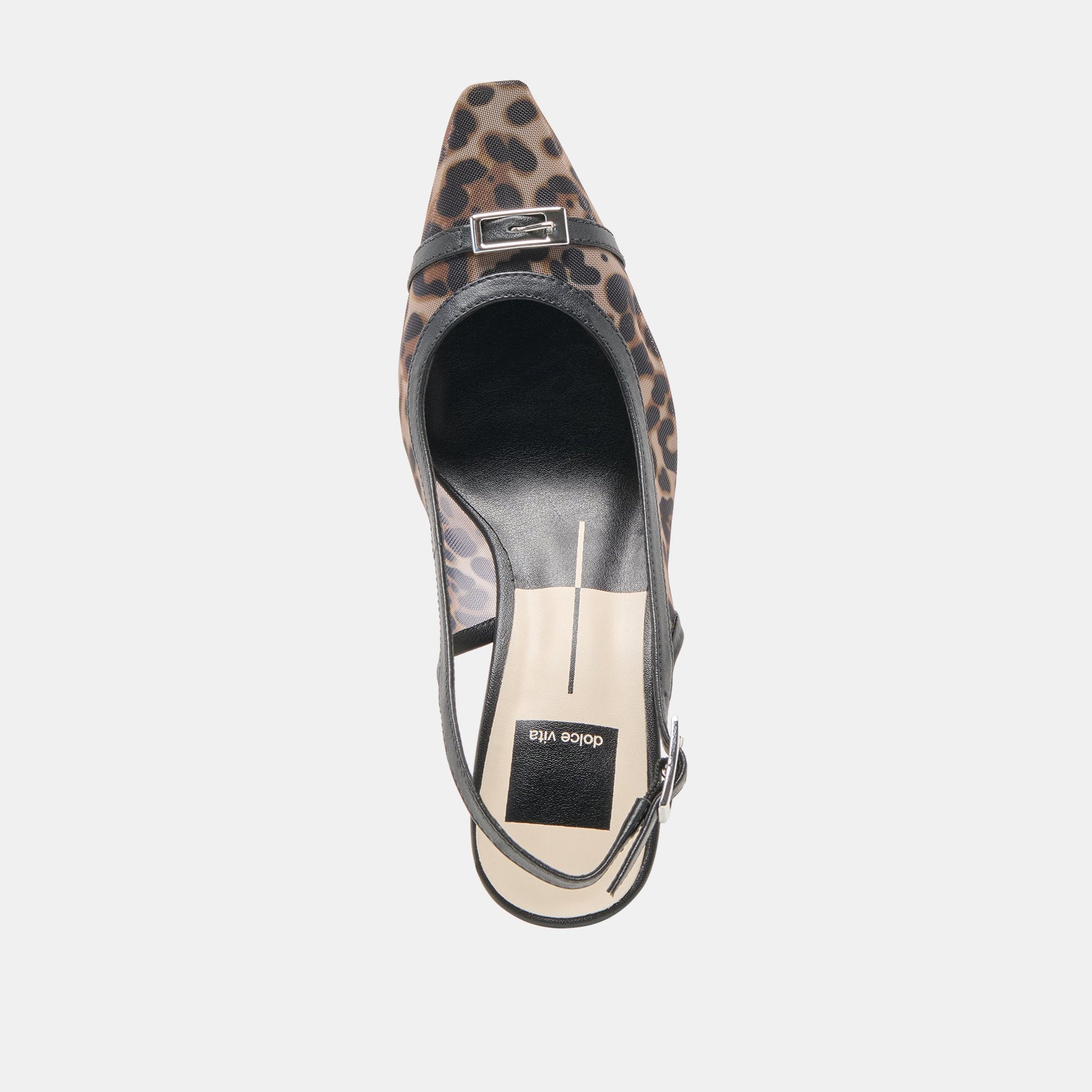 Lorine Leopard Mesh Heels