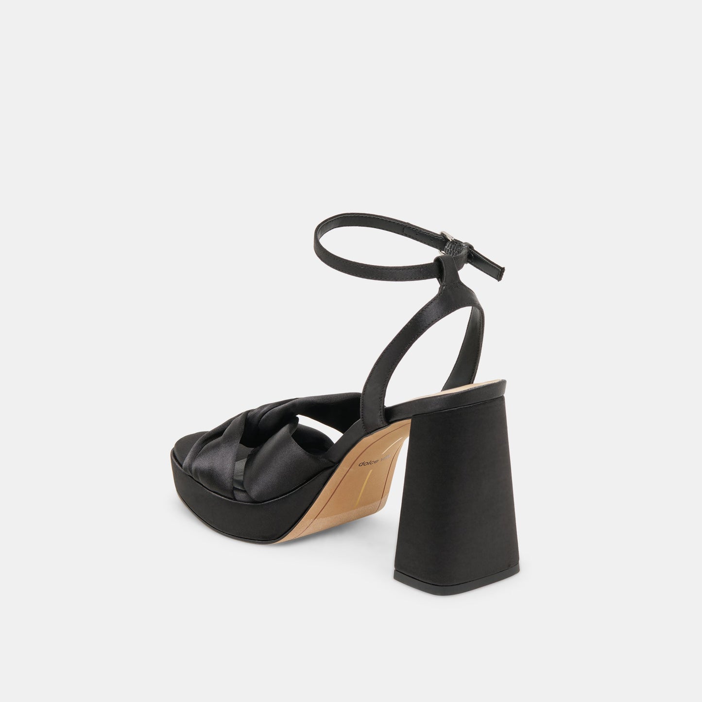 PARLO HEELS ONYX SATIN
 – Dolce Vita