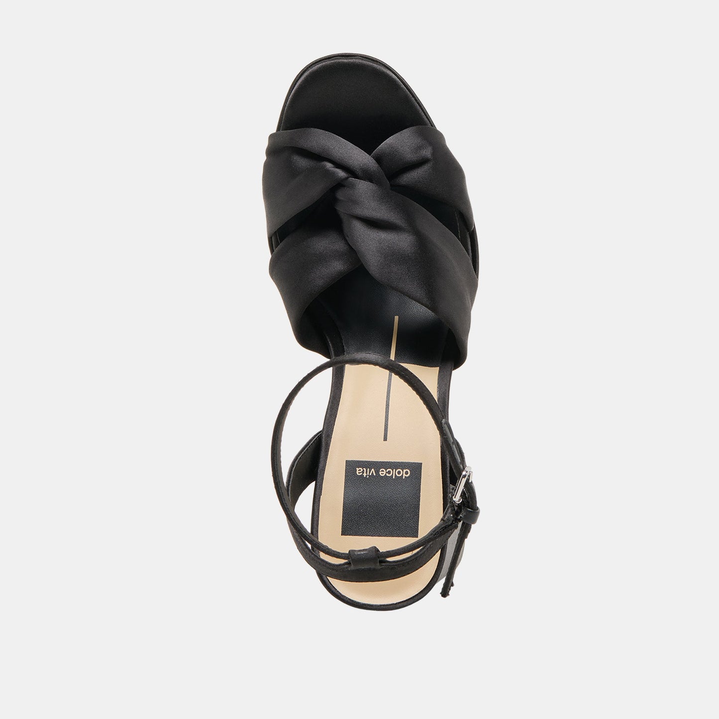 PARLO HEELS ONYX SATIN
 – Dolce Vita