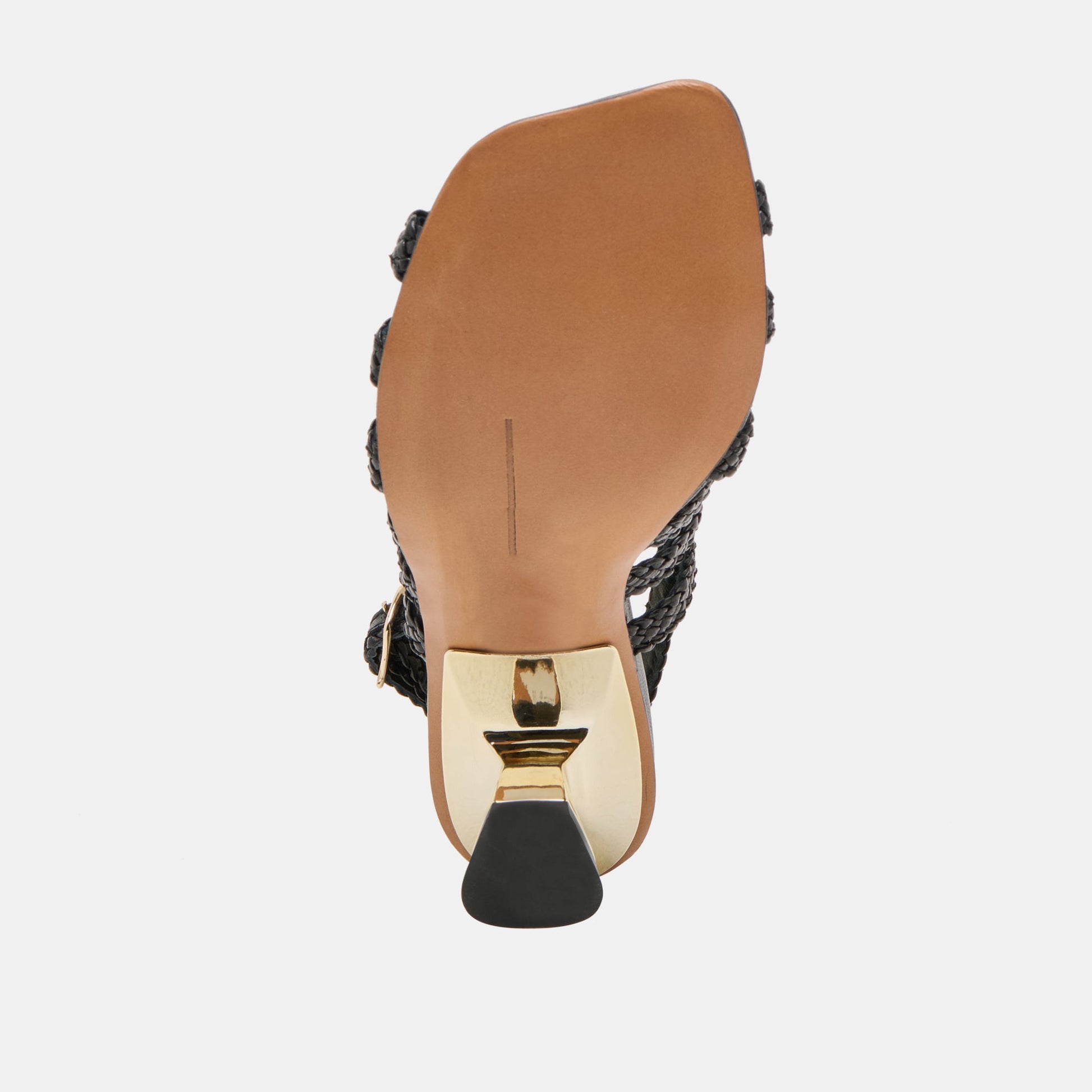 SICILY HEELS BLACK WOVEN LEATHER
 – Dolce Vita
