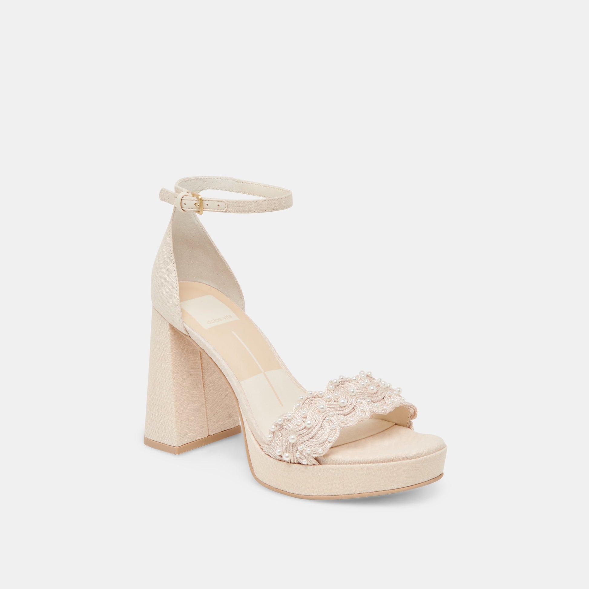 PELTIN PEARL HEELS VANILLA WOVEN RAFFIA
 – Dolce Vita
