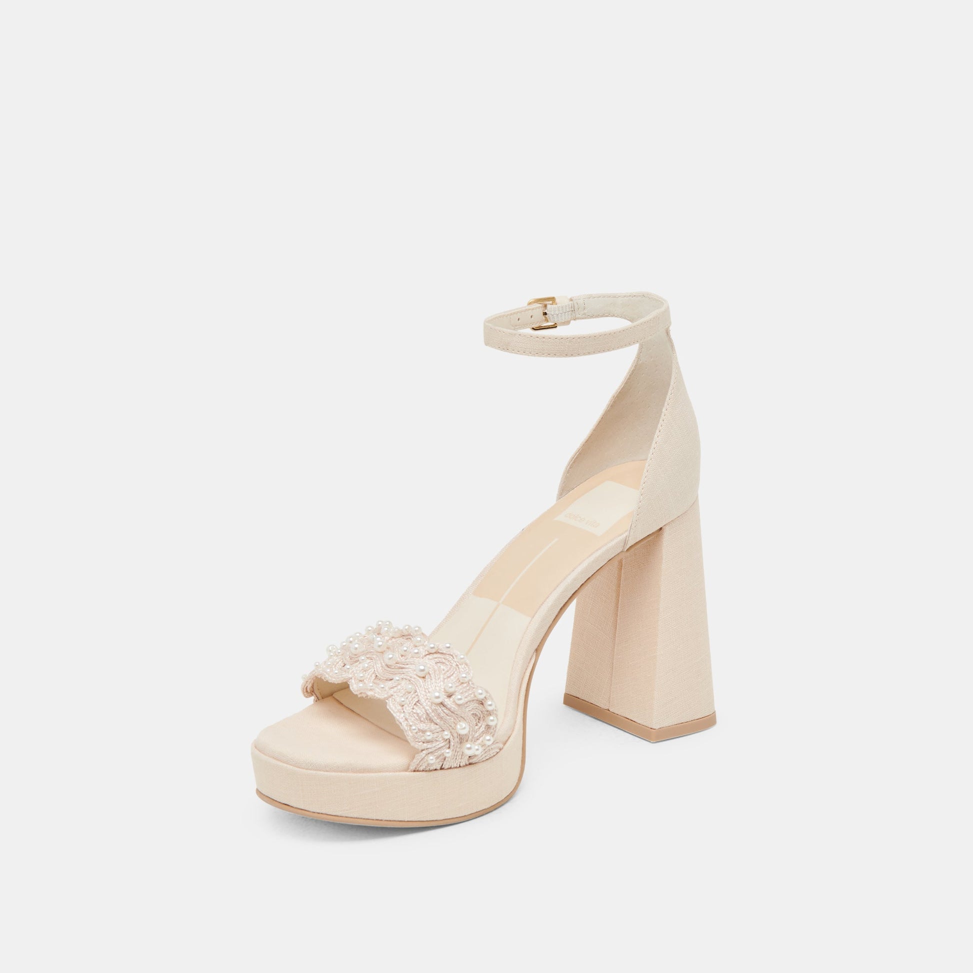 PELTIN PEARL HEELS VANILLA WOVEN RAFFIA
 – Dolce Vita