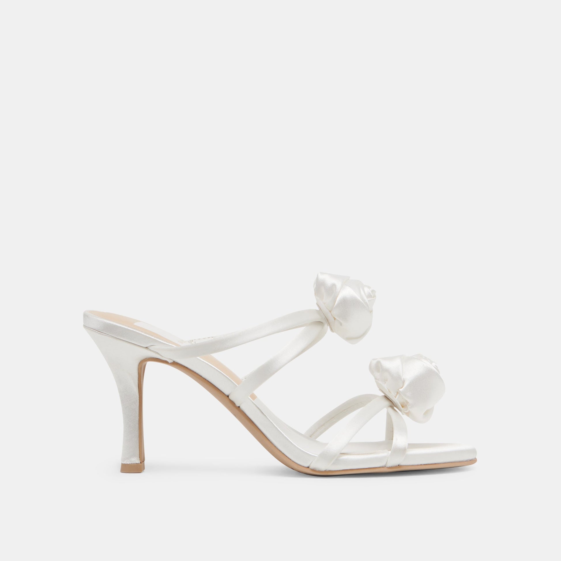 LINZY HEELS TRUE WHITE SATIN
 – Dolce Vita