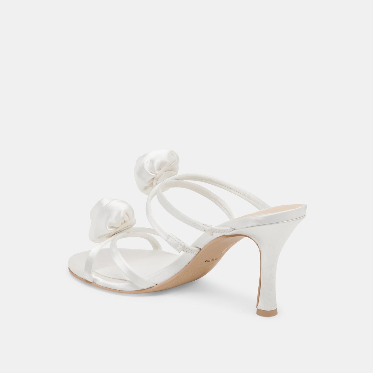 LINZY HEELS TRUE WHITE SATIN
 – Dolce Vita