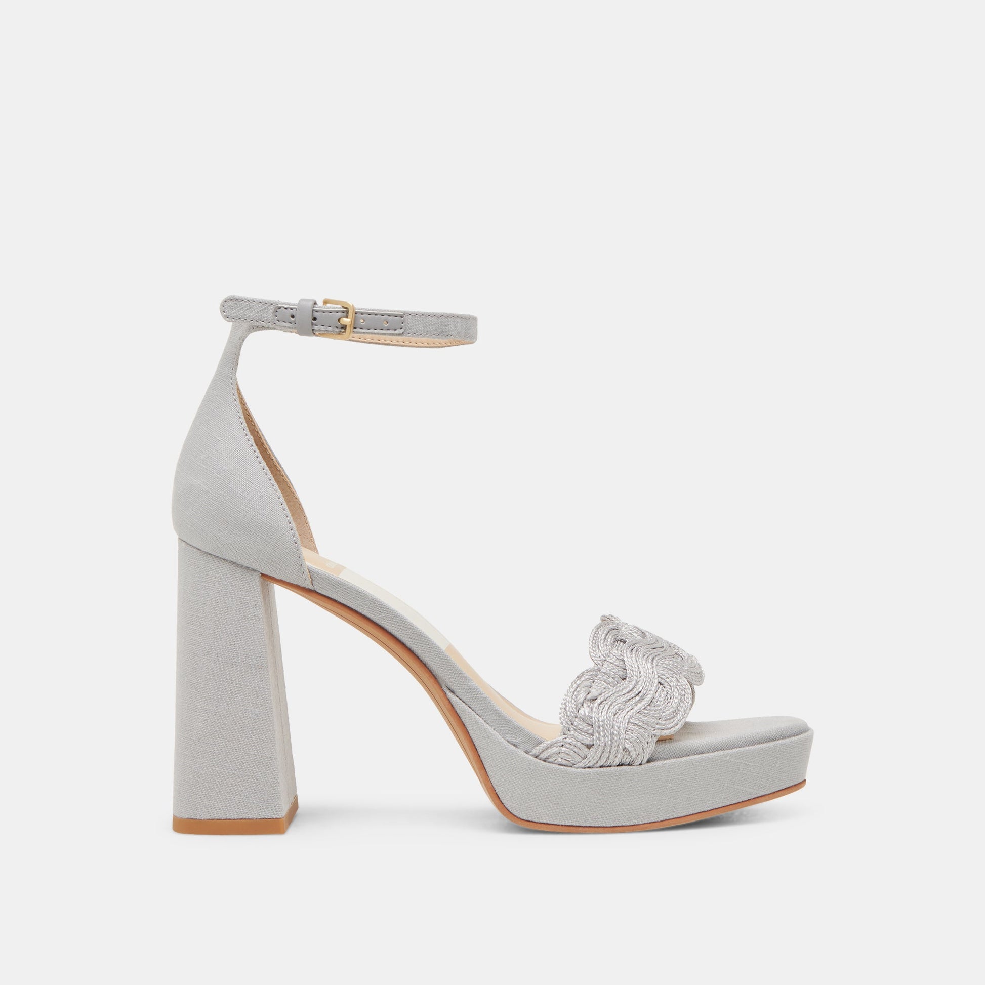 PELTIN HEELS GREY WOVEN RAFFIA
 – Dolce Vita